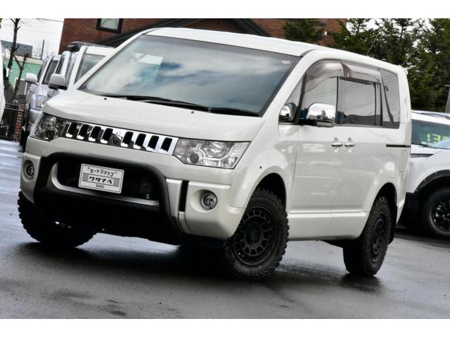 デリカＤ：５ シャモニー　４ＷＤ　本州仕入　１オーナー　ジオランダーＭ／Ｔ　新品フロントガード　両側電動スライドドア　シートヒーター　シートカバー付き（17枚目）