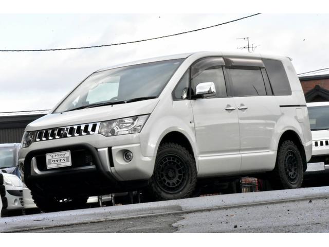 デリカＤ：５ シャモニー　４ＷＤ　本州仕入　１オーナー　ジオランダーＭ／Ｔ　新品フロントガード　両側電動スライドドア　シートヒーター　シートカバー付き（36枚目）