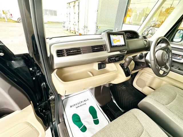 Ｎ－ＢＯＸ Ｇ・ＥＸターボホンダセンシング　４ＷＤ　寒冷地仕様　社外ナビ　両側パワースライド　フルセグＴＶ　クルーズコントロール　オートライト　フラットシート　ＬＥＤヘッドライト　純正エンジンスターター（22枚目）