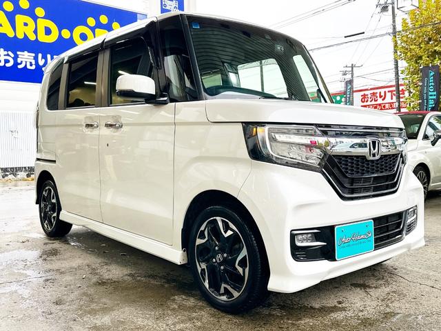 Ｎ－ＢＯＸカスタム Ｇ・Ｌターボホンダセンシング　４ＷＤ　寒冷地仕様　社外８インチナビ　両側パワースライド　バックカメラ　純正エンジンスターター　前後ドラレコ　ＥＴＣ　ＬＥＤヘッドライト　シートヒーター　ハーフレザーシート　クルーズコントロール（6枚目）