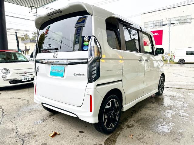Ｎ－ＢＯＸカスタム Ｇ・Ｌターボホンダセンシング　４ＷＤ　寒冷地仕様　社外８インチナビ　両側パワースライド　バックカメラ　純正エンジンスターター　前後ドラレコ　ＥＴＣ　ＬＥＤヘッドライト　シートヒーター　ハーフレザーシート　クルーズコントロール（8枚目）