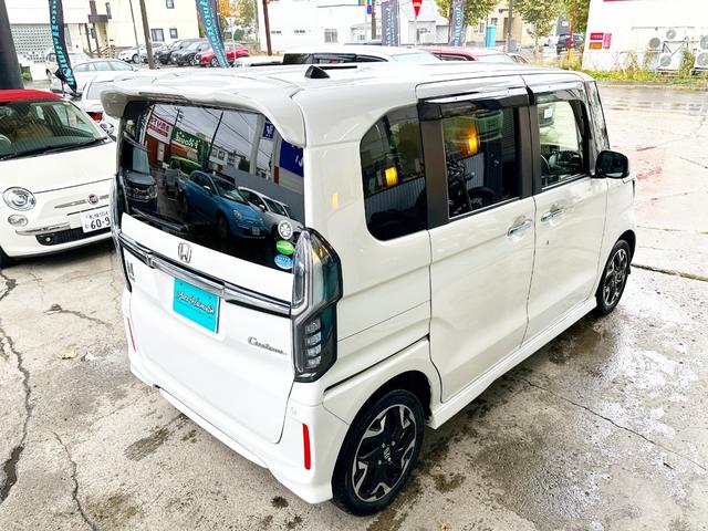 Ｎ－ＢＯＸカスタム Ｇ・Ｌターボホンダセンシング　４ＷＤ　寒冷地仕様　社外８インチナビ　両側パワースライド　バックカメラ　純正エンジンスターター　前後ドラレコ　ＥＴＣ　ＬＥＤヘッドライト　シートヒーター　ハーフレザーシート　クルーズコントロール（55枚目）