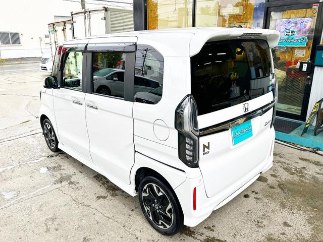 Ｎ－ＢＯＸカスタム Ｇ・Ｌターボホンダセンシング　４ＷＤ　寒冷地仕様　社外８インチナビ　両側パワースライド　バックカメラ　純正エンジンスターター　前後ドラレコ　ＥＴＣ　ＬＥＤヘッドライト　シートヒーター　ハーフレザーシート　クルーズコントロール（56枚目）