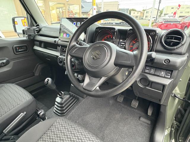 ジムニー ＸＧ　４ＷＤ　５速ＭＴ車　ＡＯＴＯナビ　バックカメラ　　Ｂｌｕｅｔｏｏｔｈ接続　前後ドラレコ　デジタルインナーミラーヒルディセントコントロール　横滑り防止　車線逸脱警報ＯＦＦスイッチ　衝突軽減システム（25枚目）