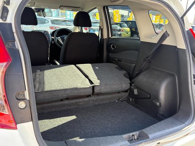 ノート X FOUR 4WD 寒冷地仕様 夏冬タイヤ付 社外エンジンスターター 純正ナビ バックカメラ ETC クリアランスソナー Bluetooth接続 ワンセグ キーレス 4WD切り替え オートライト マニュアルAC(34枚目)