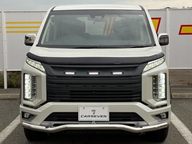 デリカＤ：５ Ｐ　ＪＡＯＳグリル／スキットバー／フェンダーガーニッシュ／Ｆ．Ｒマッドガード　バグガード　純正ウイング　オープンカントリーマッドタイヤ　オートステップ　純ナビ　全方位　両側パワスラ　電動リアゲート　ＥＴＣ（4枚目）