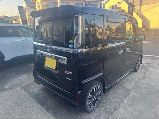 スペーシアカスタム ハイブリッドＸＳ　Ｂカメ　車線逸脱　スマキー　キーレスエントリー　アイドルストップ　オートハイビーム　シートＨ　フルフラットシート　ナビＴＶ　オートエアコン　ベンチシート　ＥＴＣ　サイドエアバッグ　盗難防止システム（2枚目）