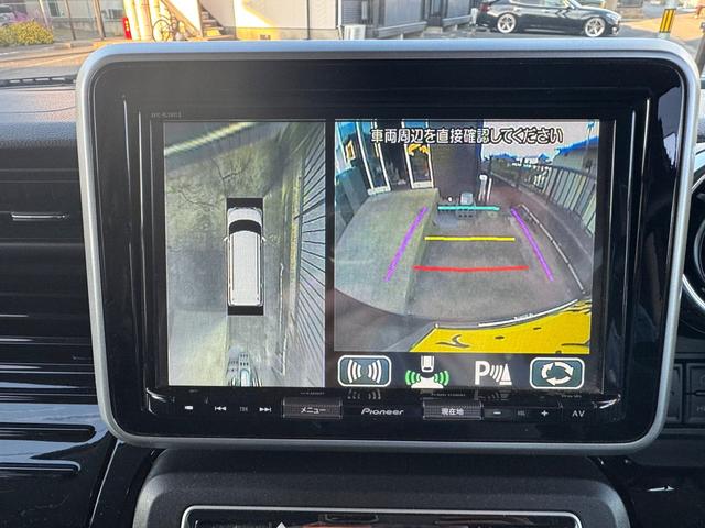 スペーシアカスタム ハイブリッドＸＳ　Ｂカメ　車線逸脱　スマキー　キーレスエントリー　アイドルストップ　オートハイビーム　シートＨ　フルフラットシート　ナビＴＶ　オートエアコン　ベンチシート　ＥＴＣ　サイドエアバッグ　盗難防止システム（7枚目）