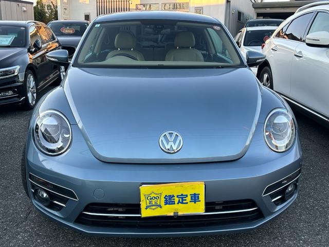 ザ・ビートル デザインマイスター Goo鑑定車 保証付 ヒーター付ベージュカワシート 純正ナビ TV Bluetoot バックカメラ ETC プッシュスタート ブラインドスポットモニター オートクルーズ スマートキー2個 BSM(3枚目)