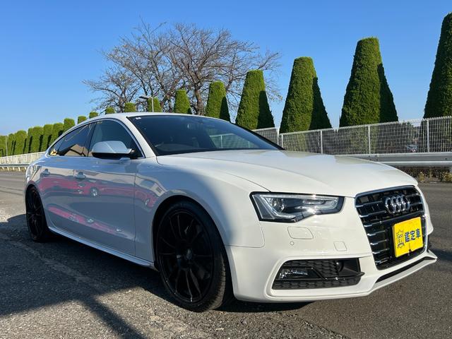 A5スポーツバック 2.0TFSIクワトロ Sラインパッケージ Goo鑑定車 保証付 車高調(ノーマル・ビルシュタイン) OZ19インチホイール(純正ホイール付) ドラレコ ETC ヒーター付皮シート ナビ TV Bluetooth バックカメラ スマートキー2個(2枚目)