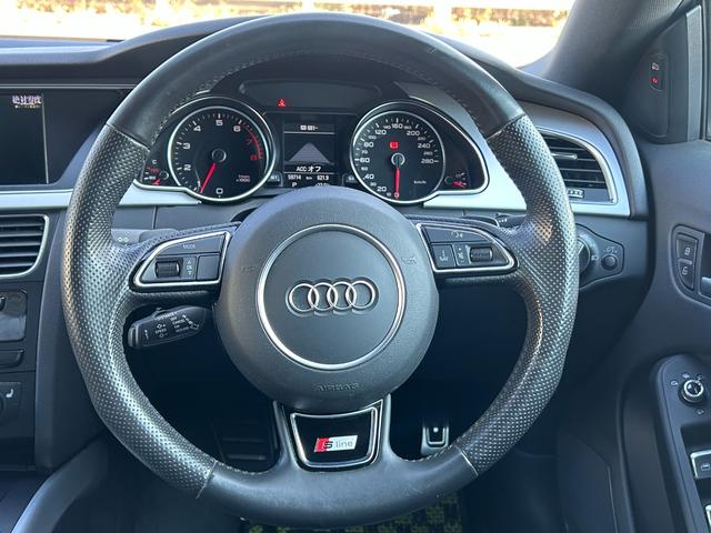 A5スポーツバック 2.0TFSIクワトロ Sラインパッケージ Goo鑑定車 保証付 車高調(ノーマル・ビルシュタイン) OZ19インチホイール(純正ホイール付) ドラレコ ETC ヒーター付皮シート ナビ TV Bluetooth バックカメラ スマートキー2個(10枚目)