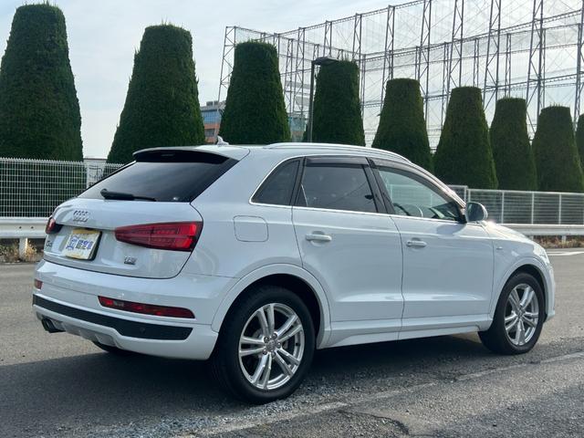 Q3 2.0TFSIクワトロ180PS Sラインパッケージ Goo鑑定車 保証付 ワンオーナー 禁煙車 クワトロSラインパッケージ ナビ TV バックカメラ Bluetooth ETC 前後ドラレコ パワーバックドア アドバンスキー ハーフレザーシート(5枚目)
