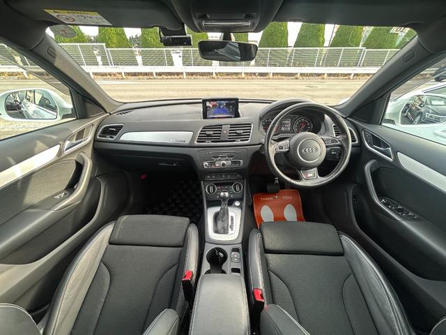 Q3 2.0TFSIクワトロ180PS Sラインパッケージ Goo鑑定車 保証付 ワンオーナー 禁煙車 クワトロSラインパッケージ ナビ TV バックカメラ Bluetooth ETC 前後ドラレコ パワーバックドア アドバンスキー ハーフレザーシート(7枚目)