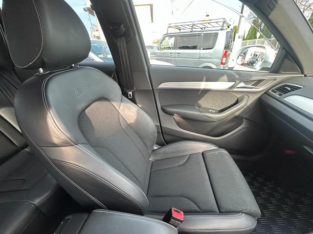 Q3 2.0TFSIクワトロ180PS Sラインパッケージ Goo鑑定車 保証付 ワンオーナー 禁煙車 クワトロSラインパッケージ ナビ TV バックカメラ Bluetooth ETC 前後ドラレコ パワーバックドア アドバンスキー ハーフレザーシート(34枚目)