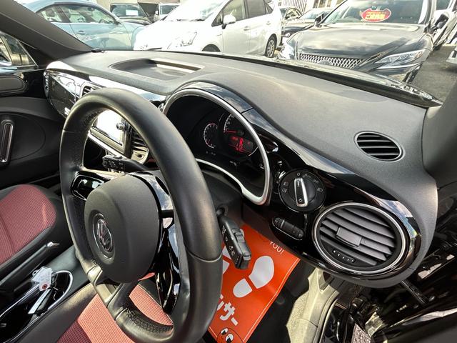 ザ・ビートル ビター　Ｇｏｏ鑑定車　保証付　２５０台限定車ビター　オートＨＩＤライト　クリアランスソナー　限定ホイール　プッシュスタートスイッチ　スマートキー２個　ナビ　ＴＶ　Ｂｌｕｅｔｏｏｔｈ　バックカメラ　ＥＴＣ（38枚目）