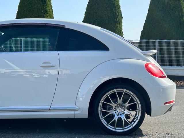 ザ・ビートル デザインレザーパッケージ Goo鑑定車 保証付 ヒーター付皮シート ナビ TV Bluetooth バックカメラ ETC キーレス2個 オートクルーズ RAYS19インチホイール ドラレコ前後 リアスポイラー(50枚目)