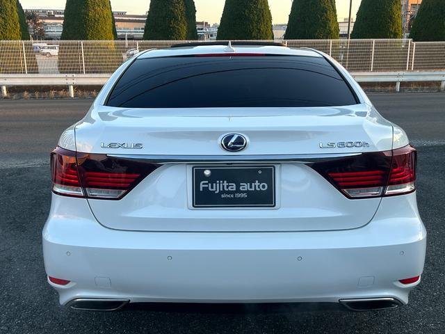 ＬＳ ＬＳ６００ｈ　バージョンＬ　ＧＯＯ鑑定車　保証１年付　サンルーフ　モデリスタスポイラー　ＯＰ１９インチホイール　ドラレコ　レーダー探知機　電動トランク　ステアリングヒーター　冷温風皮シート　ＴＶキット　スマートキー２個（65枚目）
