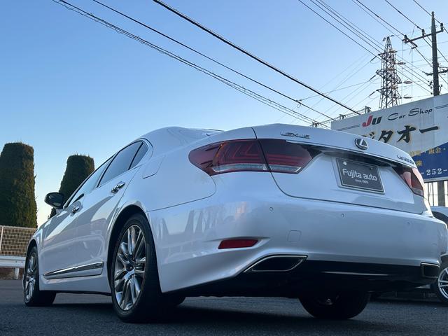 ＬＳ ＬＳ６００ｈ　バージョンＬ　ＧＯＯ鑑定車　保証１年付　サンルーフ　モデリスタスポイラー　ＯＰ１９インチホイール　ドラレコ　レーダー探知機　電動トランク　ステアリングヒーター　冷温風皮シート　ＴＶキット　スマートキー２個（75枚目）
