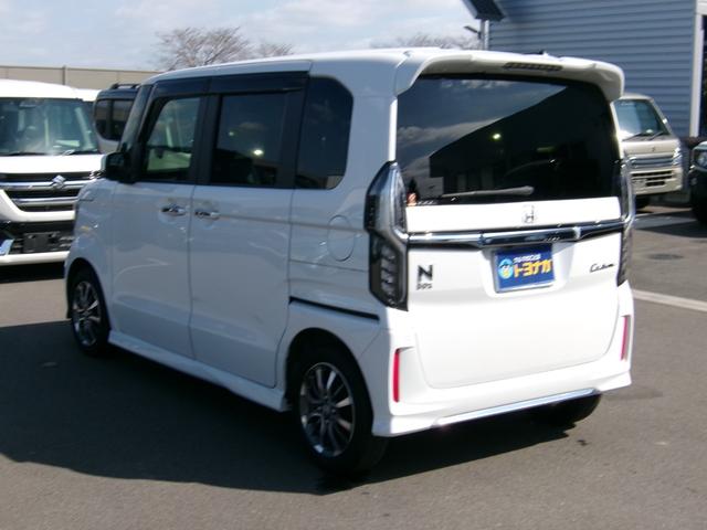 Ｎ－ＢＯＸカスタム Ｌ　雹災凹み　ワンオーナー　純正フルセグＳＤナビ　Ｂｌｕｅｔｏｏｔｈ　バックカメラ　ＬＥＤライト　パーキングソナー　ホンダセンシング　電子パーキング　前席セートヒーター　ビルトインＥＴＣ（6枚目）