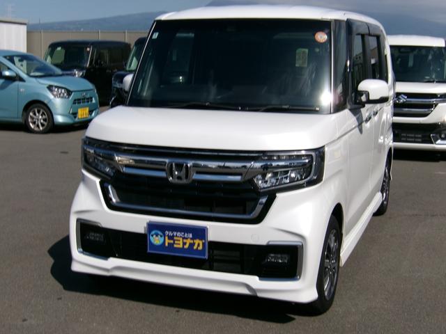 Ｎ－ＢＯＸカスタム Ｌ　雹災凹み　ワンオーナー　純正フルセグＳＤナビ　Ｂｌｕｅｔｏｏｔｈ　バックカメラ　ＬＥＤライト　パーキングソナー　ホンダセンシング　電子パーキング　前席セートヒーター　ビルトインＥＴＣ（8枚目）