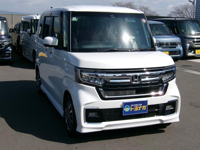 Ｎ－ＢＯＸカスタム Ｌ　雹災凹み　ワンオーナー　純正フルセグＳＤナビ　Ｂｌｕｅｔｏｏｔｈ　バックカメラ　ＬＥＤライト　パーキングソナー　ホンダセンシング　電子パーキング　前席セートヒーター　ビルトインＥＴＣ（9枚目）
