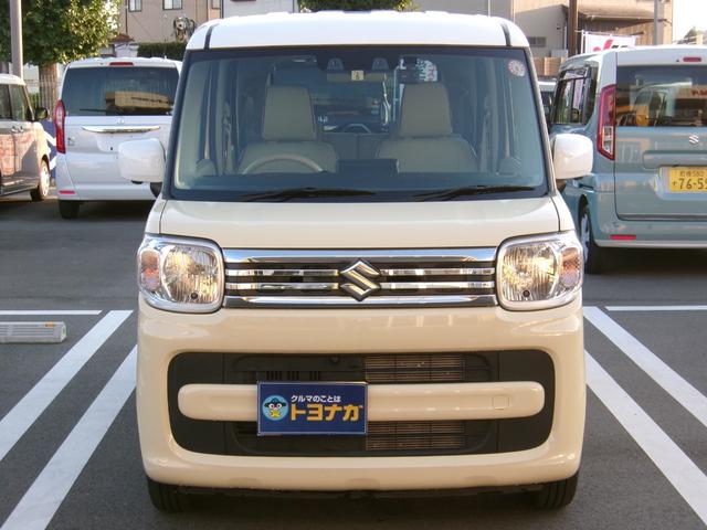 スペーシア ハイブリッドＸ　雹害車　全方位モニター用カメラパッケージ　純正８インチフルセグＳＤナビ　デュアルカメラブレーキサポート　両側オートスライドドア　シートヒーター　ビルトインＥＴＣ　後退時ブレーキサポート　フロアイルミ（3枚目）