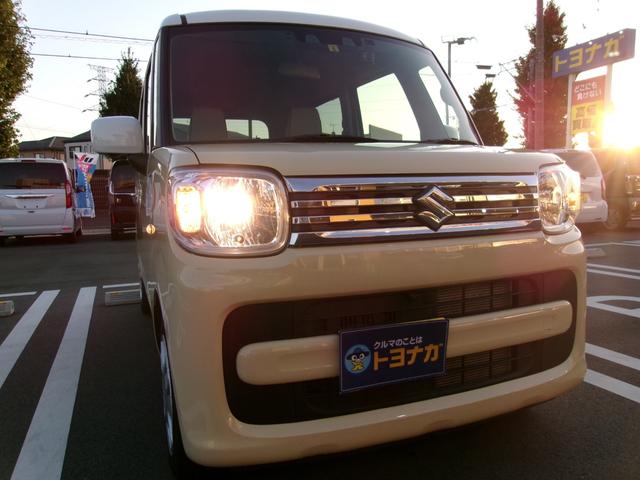 スペーシア ハイブリッドＸ　雹害車　全方位モニター用カメラパッケージ　純正８インチフルセグＳＤナビ　デュアルカメラブレーキサポート　両側オートスライドドア　シートヒーター　ビルトインＥＴＣ　後退時ブレーキサポート　フロアイルミ（56枚目）