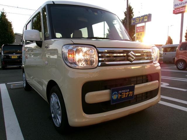スペーシア ハイブリッドＸ　雹害車　全方位モニター用カメラパッケージ　純正８インチフルセグＳＤナビ　デュアルカメラブレーキサポート　両側オートスライドドア　シートヒーター　ビルトインＥＴＣ　後退時ブレーキサポート　フロアイルミ（57枚目）