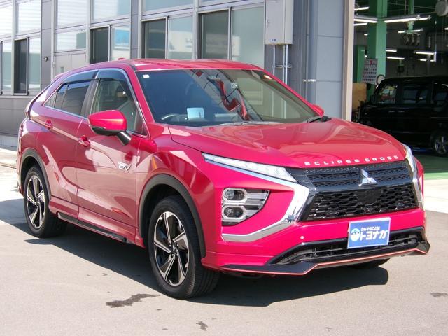 エクリプスクロスPHEV P ワンオーナー 8型フルセグSDナビ パノラミックビューモニター Bluetooth スタイリングパッケージ 2.0ETC パワーシート アダプティブクルーズコントロール コーナーセンサー ドラレコ前後(3枚目)