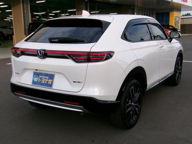 ヴェゼル e:HEV Z ナビ TV マルチビューカメラ BLuetooth接続 ステアリングヒーター 両席シートヒーター ハーフレザーシート LED CMBS アダクティブクルーズ ETC2.0 パワーバックドア(7枚目)