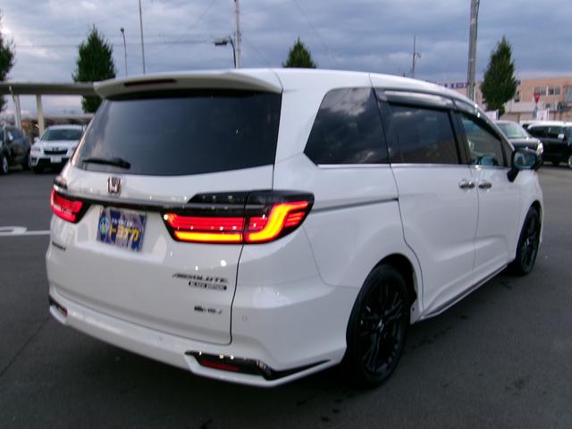 オデッセイハイブリッド e:HEVアブソルート・EXブラックエディション 11.4インチホンダkポネクトナビ フルセグ マルチビューカメラ ホンダセンシング 両側パワスライドドア パワーバックドア LEDオートライト パーキングソナー ヒーター付黒革パワーシート(5枚目)