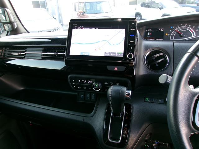 N-BOXカスタム Lターボ 雹害車 ワンオーナー 8インチプレミアムインターナビ フルセグTV バックカメラ 両側パワースライドドア ホンダセンシング LEDオートライト パーキングソナー シートヒーター付きコンビシート(20枚目)