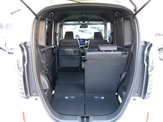 N-BOXカスタム Lターボ 雹害車 ワンオーナー 8インチプレミアムインターナビ フルセグTV バックカメラ 両側パワースライドドア ホンダセンシング LEDオートライト パーキングソナー シートヒーター付きコンビシート(38枚目)