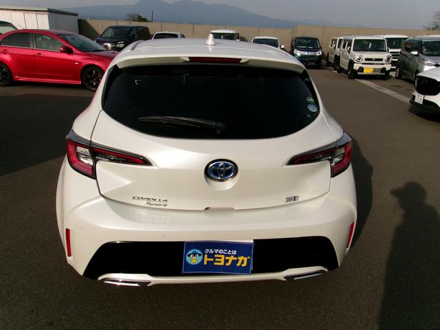 カローラスポーツ ハイブリッドG Z ディスプレイオーディオプラス バックカメラ ETC 純正18インチアルミホイール コーナーセンサー クルーズコントロール フォグランプ タイヤ4本新品 LEDヘッドライト トヨタセーフティセンス(6枚目)