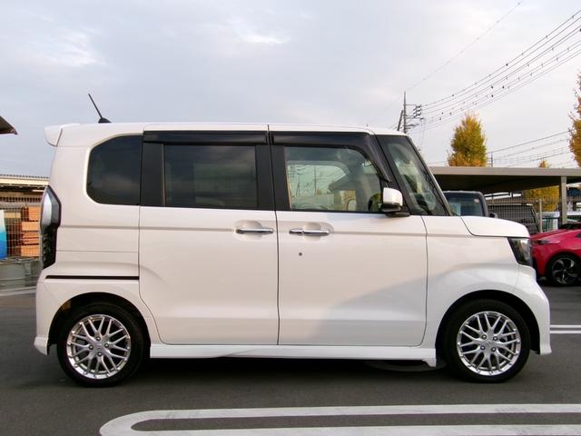 Ｎ－ＢＯＸカスタム Ｌターボ　８インチインターナビ　バックカメラ　ナビ連動ドラレコ前後　ＡＣＣ　ホンダセンシング　ＬＥＤオートライト　Ｄ・Ｎ席シートヒーター　ホンダセンシング　両側電動ドア　ワンオーナー（5枚目）