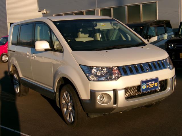 デリカD:5 D パワーパッケージ 7インチナビ フルセグ バックカメラ ビルトインETC キーフリー シートヒーター クルコン 両側電動スライドドアBluetooth パドルシフト(4枚目)