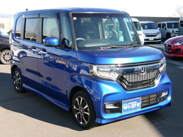 N-BOXカスタム G・Lホンダセンシング 雹災凹み 純正フルセグSDナビ バックカメラ Bluetooth ナビ連動前後ドラレコ 前席シートヒーター LEDオートライト アダプティブクルーズコントロール ビルトインETC ワンオーナー(3枚目)