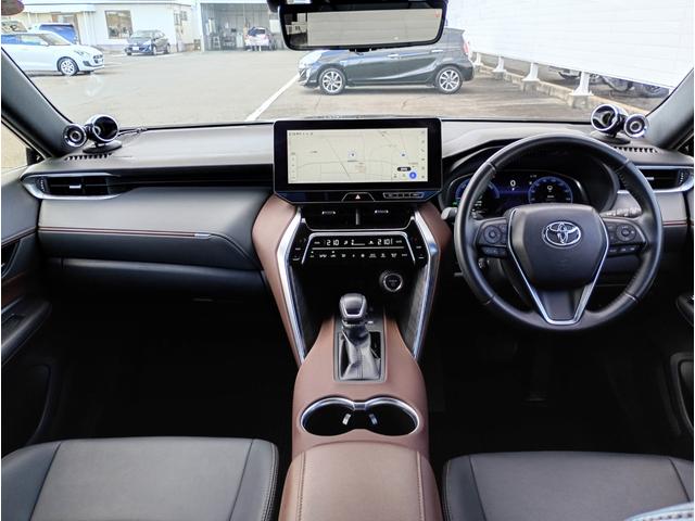 ハリアーハイブリッド Ｇ　１オーナー　純正１０インチメモリーナビ　フルセグＴＶ　バックカメラ　ビルトインＥＴＣ　デジタルインナーミラー　ハーフレザーシート　パワーシート　ＬＥＤヘッドライト　パワーバックドア　レーダークルコン（11枚目）