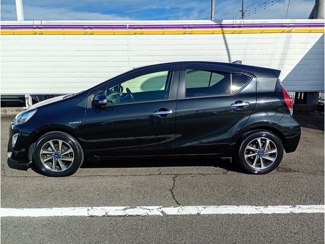 アクア Sスタイルブラック 雹害車 純正SDナビ バックカメラ ワンセグTV CD ビルドインETC シートヒーター LEDヘッドライト LEDフォグ モデリスタアルミホイール 社外シフトノブ プッシュスタート スマートキー(35枚目)