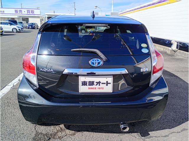 アクア Sスタイルブラック 雹害車 純正SDナビ バックカメラ ワンセグTV CD ビルドインETC シートヒーター LEDヘッドライト LEDフォグ モデリスタアルミホイール 社外シフトノブ プッシュスタート スマートキー(37枚目)