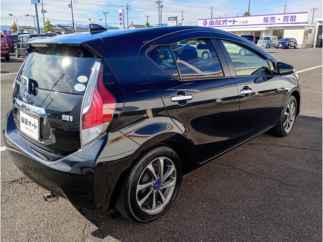 アクア Sスタイルブラック 雹害車 純正SDナビ バックカメラ ワンセグTV CD ビルドインETC シートヒーター LEDヘッドライト LEDフォグ モデリスタアルミホイール 社外シフトノブ プッシュスタート スマートキー(38枚目)