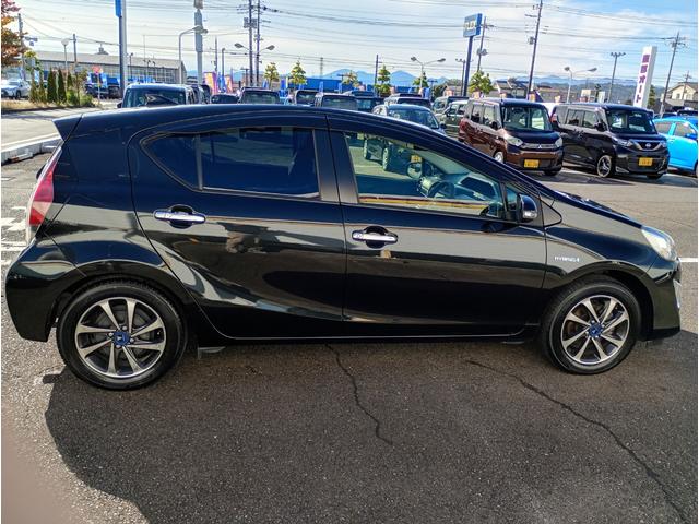 アクア Sスタイルブラック 雹害車 純正SDナビ バックカメラ ワンセグTV CD ビルドインETC シートヒーター LEDヘッドライト LEDフォグ モデリスタアルミホイール 社外シフトノブ プッシュスタート スマートキー(39枚目)