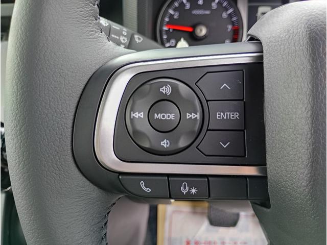 タフト G ダーククロムベンチャー 届出済未使用車 特別装備ダークブラックメッキ ガンメタリック塗装 フードガーニッシュ アンダーガーニッシュ バックドアガーニッシュ 15インチAW ブラックマイカメタリック塗装 ドアアウターハンドル(14枚目)