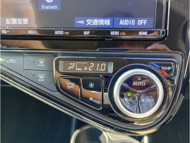 アクア Ｓスタイルブラック　１オーナー　純正９インチＳＤナビ　バックカメラ　フルセグＴＶ　ＤＶＤ　ＣＤ　トヨタセイフティ　シートヒーター　ＥＴＣ２．０　Ｂｌｕｅｔｏｏｔｈ　ドラレコ　ステアリングスイッチ　ＬＥＤヘッドライト（20枚目）