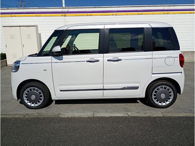 ムーヴキャンバス セオリーＧ　届出済未使用車　スマートアシスト　ＬＥＤヘッドライト　オートライト　プッシュスタート　後部座席両側パワースライドドア　運・助手席シートヒーター　キーレスエントリー（10枚目）