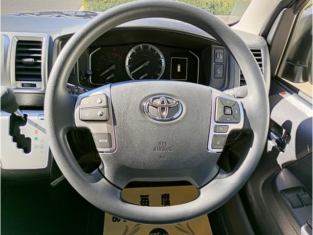 ハイエースバン ロングスーパーGL 登録済未使用車 4WD トヨタセーフティセンス カロッツェリア製ディスプレイオーディオ ドライブレコーダー ETC 両サイドパワースライドドア プッシュスタート キーレス(34枚目)