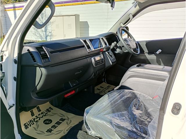 ハイエースバン ロングスーパーGL 登録済未使用車 4WD トヨタセーフティセンス カロッツェリア製ディスプレイオーディオ ドライブレコーダー ETC 両サイドパワースライドドア プッシュスタート キーレス(49枚目)