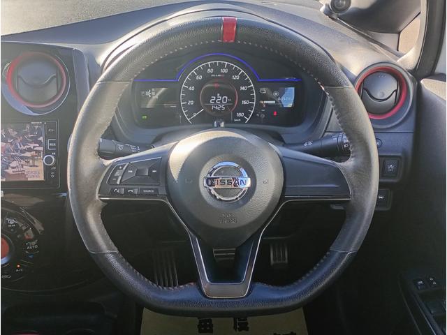 ノート e-パワーニスモ エマージェンシーブレーキ 純正7インチナビゲーションシステム フルセグTV ETC ドライブレコーダー LEDヘッドライト プッシュスタート 社外17インチアルミホイール スペアキー(31枚目)