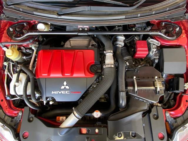 ランサー GSRエボリューションX 禁煙車 ハイパフォーマンスPKG(ビルシュタイン製サスペンション・アイバッハ製スプリング) 純正フロアマット ディクセルブレーキローター プロジェクトμブレーキパッド 社外ディスプレイオーディオ(10枚目)