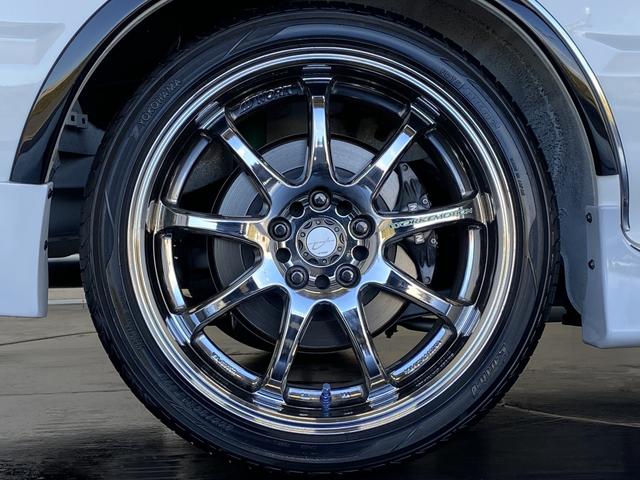 スカイライン 25GT-V 純正MT R34純正アルミボンネット アルティアFバンパー・Sスカート イーストベアーRバンパー・フェンダーモール バッドムーンレーシングマフラー TEIN車高調 WORKホイール フジツボエキマニ(21枚目)